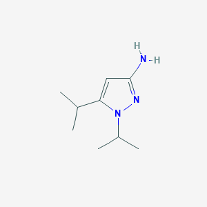 molecular formula C9H17N3 B2798050 1,5-diisopropyl-1H-pyrazol-3-amine CAS No. 1785227-80-6
