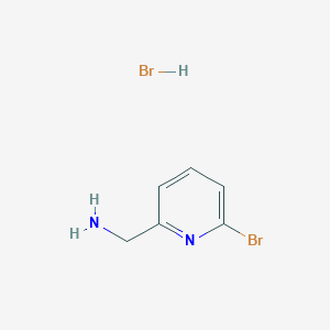 molecular formula C6H8Br2N2 B2798184 (6-Bromopyridin-2-yl)methanamine hydrobromide CAS No. 2225146-95-0