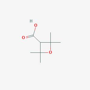 molecular formula C8H14O3 B2798281 Tetramethyloxetane-3-carboxylic acid CAS No. 3199-92-6