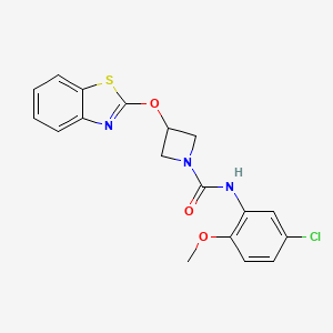3-(benzo[d]thiazol-2-yloxy)-N-(5-chloro-2-methoxyphenyl)azetidine-1-carboxamide