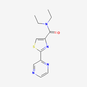 N,N-diethyl-2-(pyrazin-2-yl)thiazole-4-carboxamide