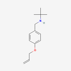 Tert-butyl({[4-(prop-2-en-1-yloxy)phenyl]methyl})amine