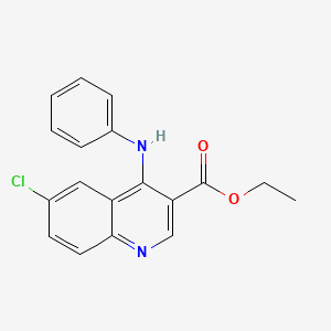 Ethyl 6-chloro-4-(phenylamino)quinoline-3-carboxylate