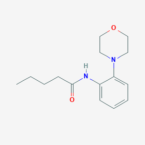 N-(2-morpholinophenyl)pentanamide