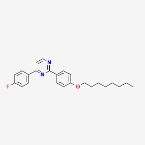 4-(4-Fluorophenyl)-2-[4-(octyloxy)phenyl]pyrimidine