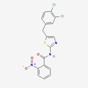 N-[5-(3,4-dichlorobenzyl)-1,3-thiazol-2-yl]-2-nitrobenzamide
