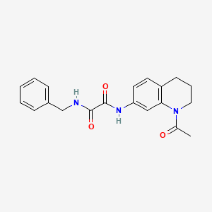 N'-(1-acetyl-3,4-dihydro-2H-quinolin-7-yl)-N-benzyloxamide