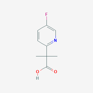 2-(5-Fluoropyridin-2-yl)-2-methylpropanoic acid