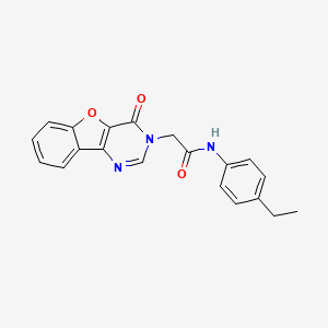 N-(4-ethylphenyl)-2-(4-oxobenzofuro[3,2-d]pyrimidin-3(4H)-yl)acetamide