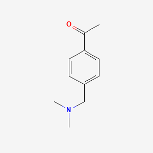 molecular formula C11H15NO B2798474 1-{4-[(Dimethylamino)methyl]phenyl}ethan-1-one CAS No. 91245-82-8