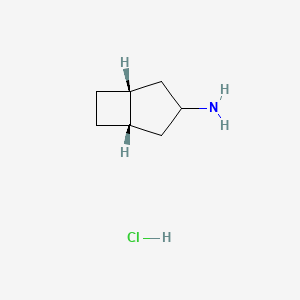 (1S,5R)-Bicyclo[3.2.0]heptan-3-amine;hydrochloride