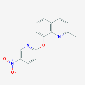 2-(2-Methyl(8-quinolyloxy))-5-nitropyridine
