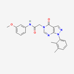 2-[1-(2,3-dimethylphenyl)-4-oxopyrazolo[3,4-d]pyrimidin-5-yl]-N-(3-methoxyphenyl)acetamide