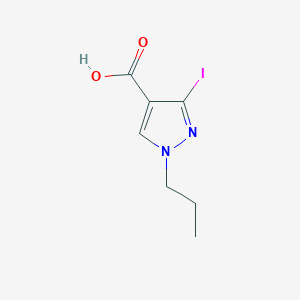 3-Iodo-1-propylpyrazole-4-carboxylic acid