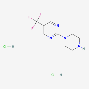 2-(Piperazin-1-YL)-5-(trifluoromethyl)pyrimidine dihydrochloride