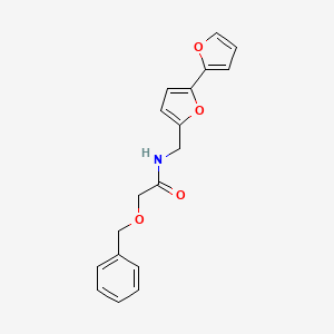 2-(benzyloxy)-N-({[2,2'-bifuran]-5-yl}methyl)acetamide
