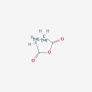 molecular formula C4H4O3 B027986 Succinic anhydride-2,3-14C CAS No. 103869-75-6