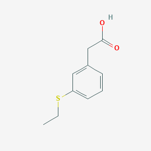molecular formula C10H12O2S B2798696 2-[3-(ethylsulfanyl)phenyl]acetic acid CAS No. 139988-04-8
