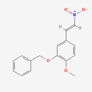 B2798706 2-(Benzyloxy)-1-methoxy-4-(2-nitrovinyl)benzene CAS No. 55507-05-6; 63909-29-5