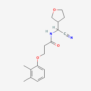 molecular formula C17H22N2O3 B2798831 N-[cyano(oxolan-3-yl)methyl]-3-(2,3-dimethylphenoxy)propanamide CAS No. 1252526-59-2