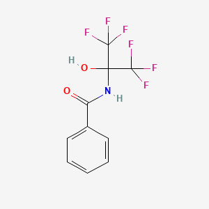 N-(1,1,1,3,3,3-hexafluoro-2-hydroxypropan-2-yl)benzamide