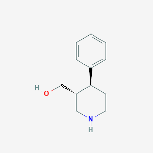 molecular formula C12H17NO B2798976 Rel-[(3r,4s)-4-phenylpiperidin-3-yl]methanol CAS No. 105812-73-5