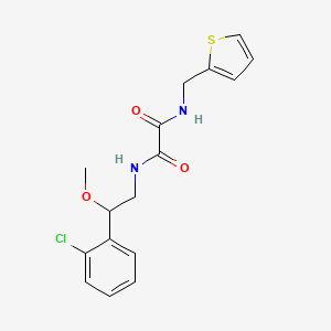 N1-(2-(2-chlorophenyl)-2-methoxyethyl)-N2-(thiophen-2-ylmethyl)oxalamide