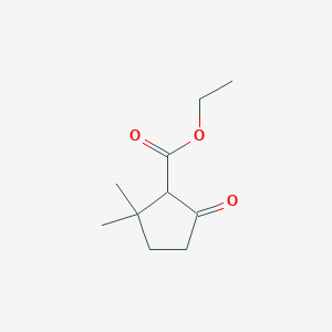 molecular formula C10H16O3 B2799016 Ethyl 2,2-dimethyl-5-oxocyclopentanecarboxylate CAS No. 1001180-78-4