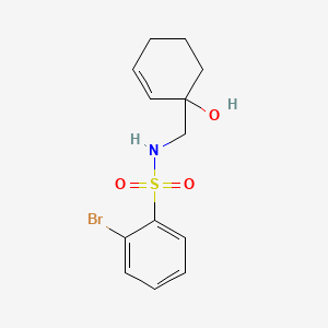 2-bromo-N-((1-hydroxycyclohex-2-en-1-yl)methyl)benzenesulfonamide