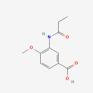 4-Methoxy-3-(propionylamino)benzoic acid