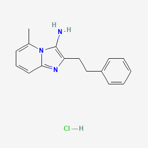 5-Methyl-2-phenethylimidazo[1,2-a]pyridin-3-amine hydrochloride