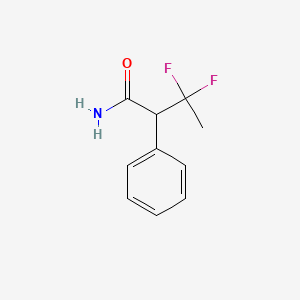 3,3-Difluoro-2-phenylbutanamide