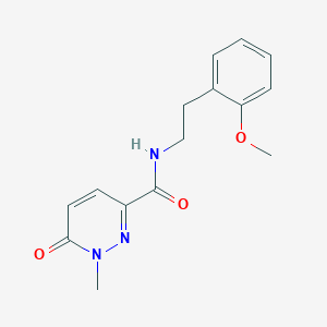 N-(2-methoxyphenethyl)-1-methyl-6-oxo-1,6-dihydropyridazine-3-carboxamide
