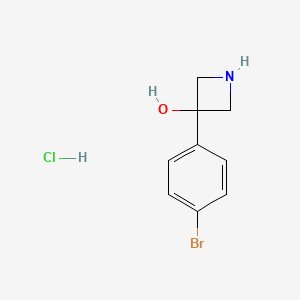 3-(4-Bromophenyl)azetidin-3-ol hydrochloride