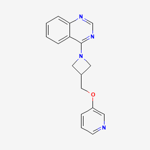 4-[3-(Pyridin-3-yloxymethyl)azetidin-1-yl]quinazoline