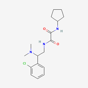 N1-(2-(2-chlorophenyl)-2-(dimethylamino)ethyl)-N2-cyclopentyloxalamide