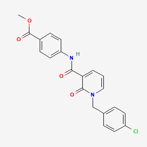 Methyl 4-(1-(4-chlorobenzyl)-2-oxo-1,2-dihydropyridine-3-carboxamido)benzoate