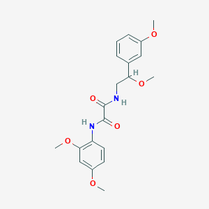 molecular formula C20H24N2O6 B2799123 N-(2,4-dimethoxyphenyl)-N'-[2-methoxy-2-(3-methoxyphenyl)ethyl]ethanediamide CAS No. 1798039-02-7