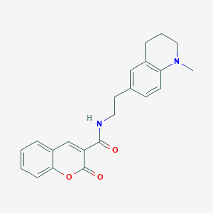 N-(2-(1-methyl-1,2,3,4-tetrahydroquinolin-6-yl)ethyl)-2-oxo-2H-chromene-3-carboxamide