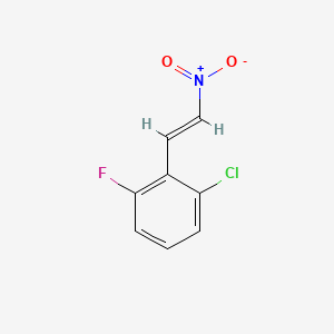 (E)-1-Chloro-3-fluoro-2-(2-nitrovinyl)benzene