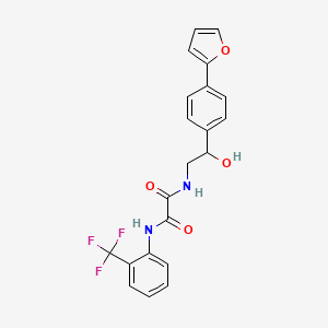 N'-{2-[4-(furan-2-yl)phenyl]-2-hydroxyethyl}-N-[2-(trifluoromethyl)phenyl]ethanediamide