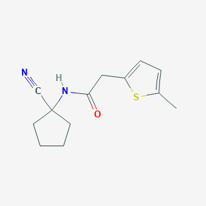 N-(1-cyanocyclopentyl)-2-(5-methylthiophen-2-yl)acetamide