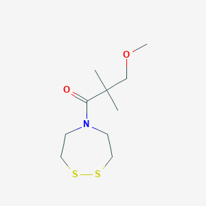 1-(1,2,5-Dithiazepan-5-yl)-3-methoxy-2,2-dimethylpropan-1-one