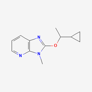 2-(1-cyclopropylethoxy)-3-methyl-3H-imidazo[4,5-b]pyridine