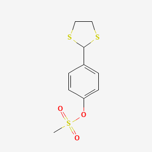 4-(1,3-Dithiolan-2-yl)phenyl methanesulfonate