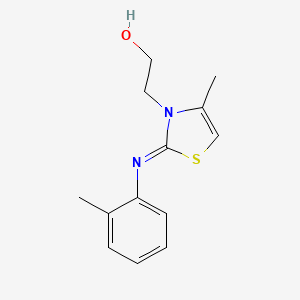 (Z)-2-(4-methyl-2-(o-tolylimino)thiazol-3(2H)-yl)ethanol