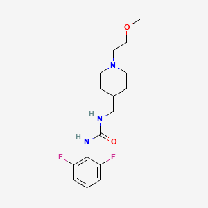 1-(2,6-Difluorophenyl)-3-((1-(2-methoxyethyl)piperidin-4-yl)methyl)urea
