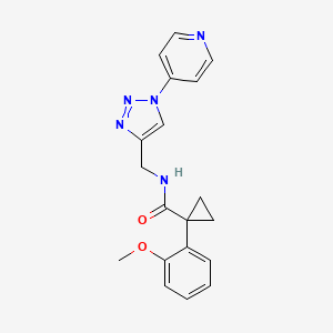 1-(2-methoxyphenyl)-N-((1-(pyridin-4-yl)-1H-1,2,3-triazol-4-yl)methyl)cyclopropanecarboxamide
