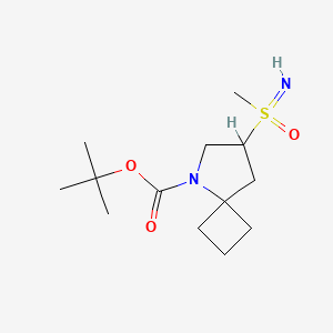molecular formula C13H24N2O3S B2799334 tert-butyl7-[imino(methyl)oxo-lambda6-sulfanyl]-5-azaspiro[3.4]octane-5-carboxylate CAS No. 2503208-17-9