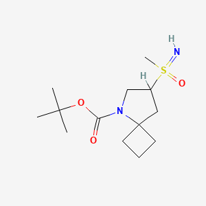 Tert-butyl 7-(methylsulfonimidoyl)-5-azaspiro[3.4]octane-5-carboxylate